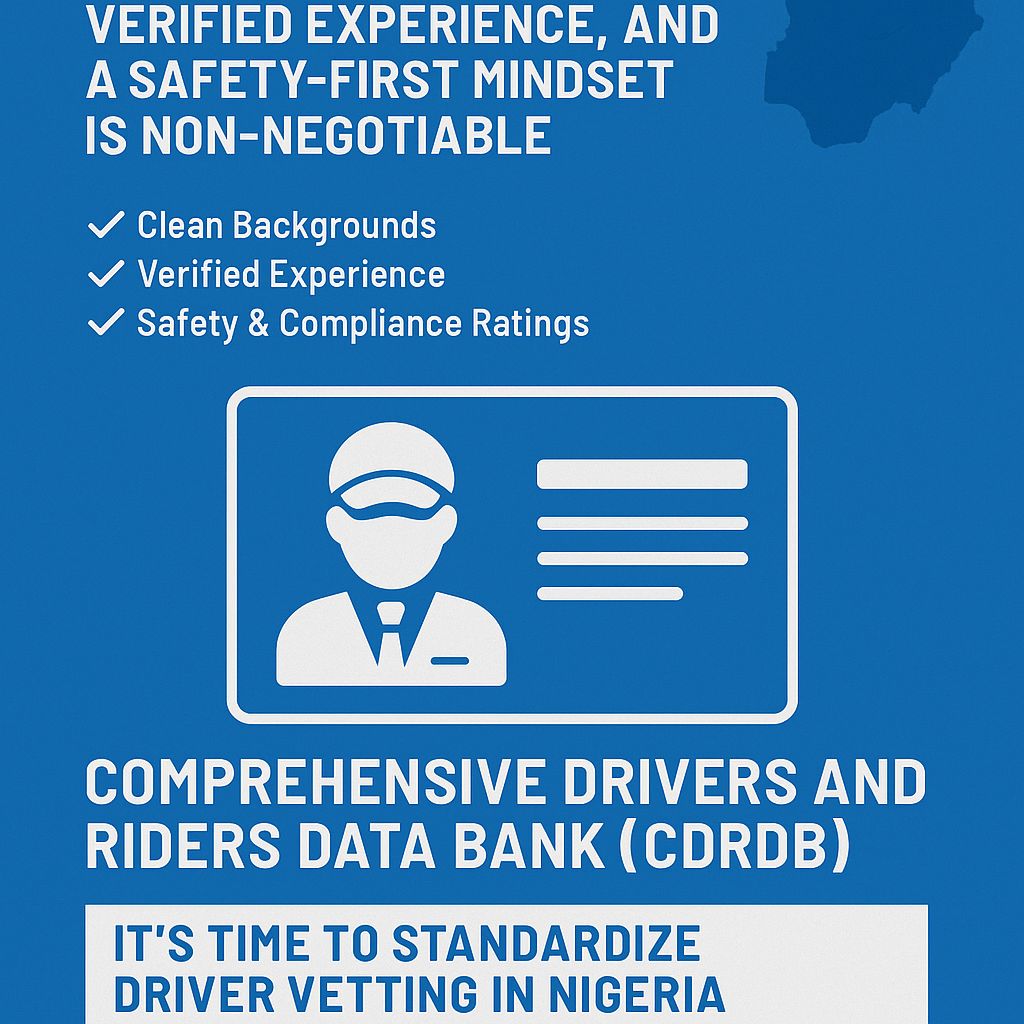Attention Professional Drivers and Riders in Nigeria!